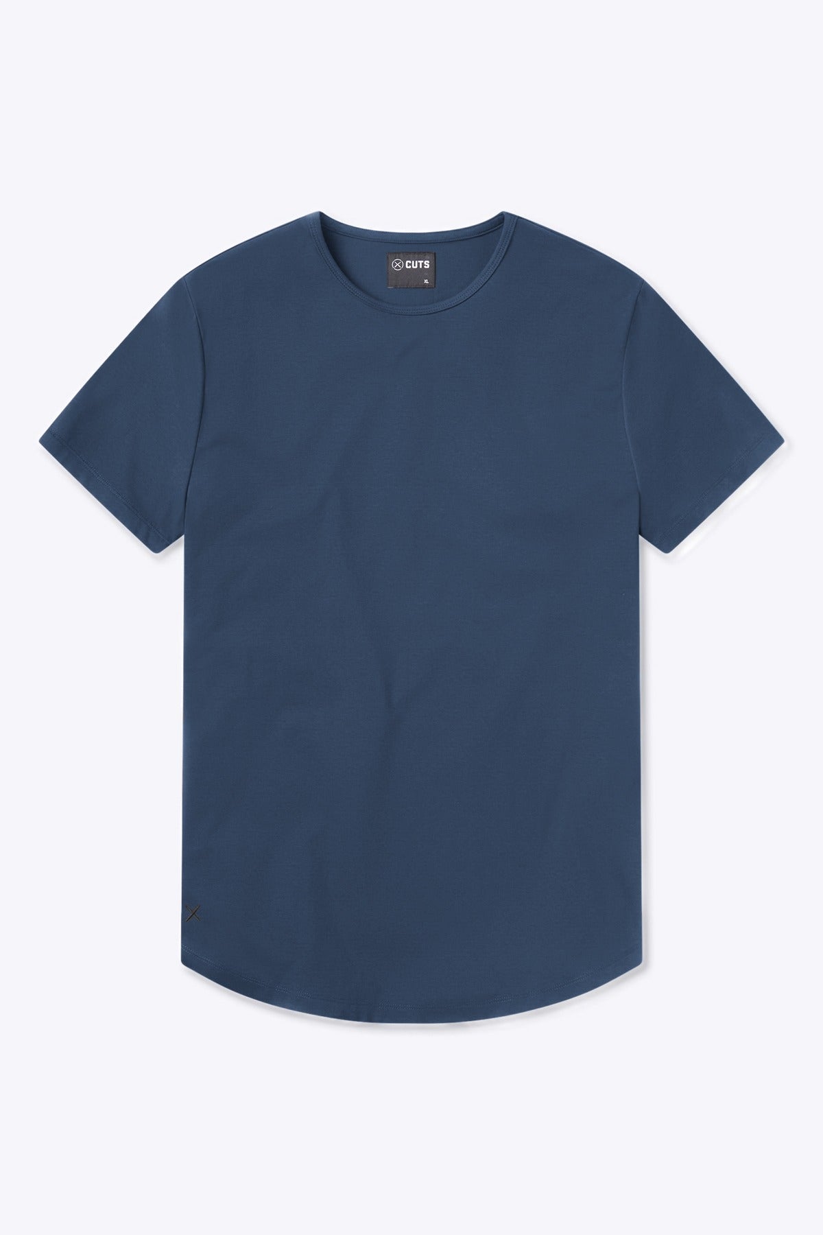 AO Curve Hem Tee Dark Denim - MTT Collective