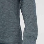 Midweight Slub Jersey Long Sleeve Henley - Slate Blue