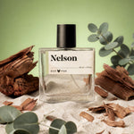 Guy Fox Nelson men's cologne 50ml bottle with eucalyptus and cedar