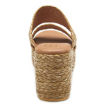 Matisse Ocean Ave Platform Sandal in cognac — back view