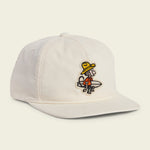 Howler Bros El Monito Surfs snapback in Off White Corduroy, front