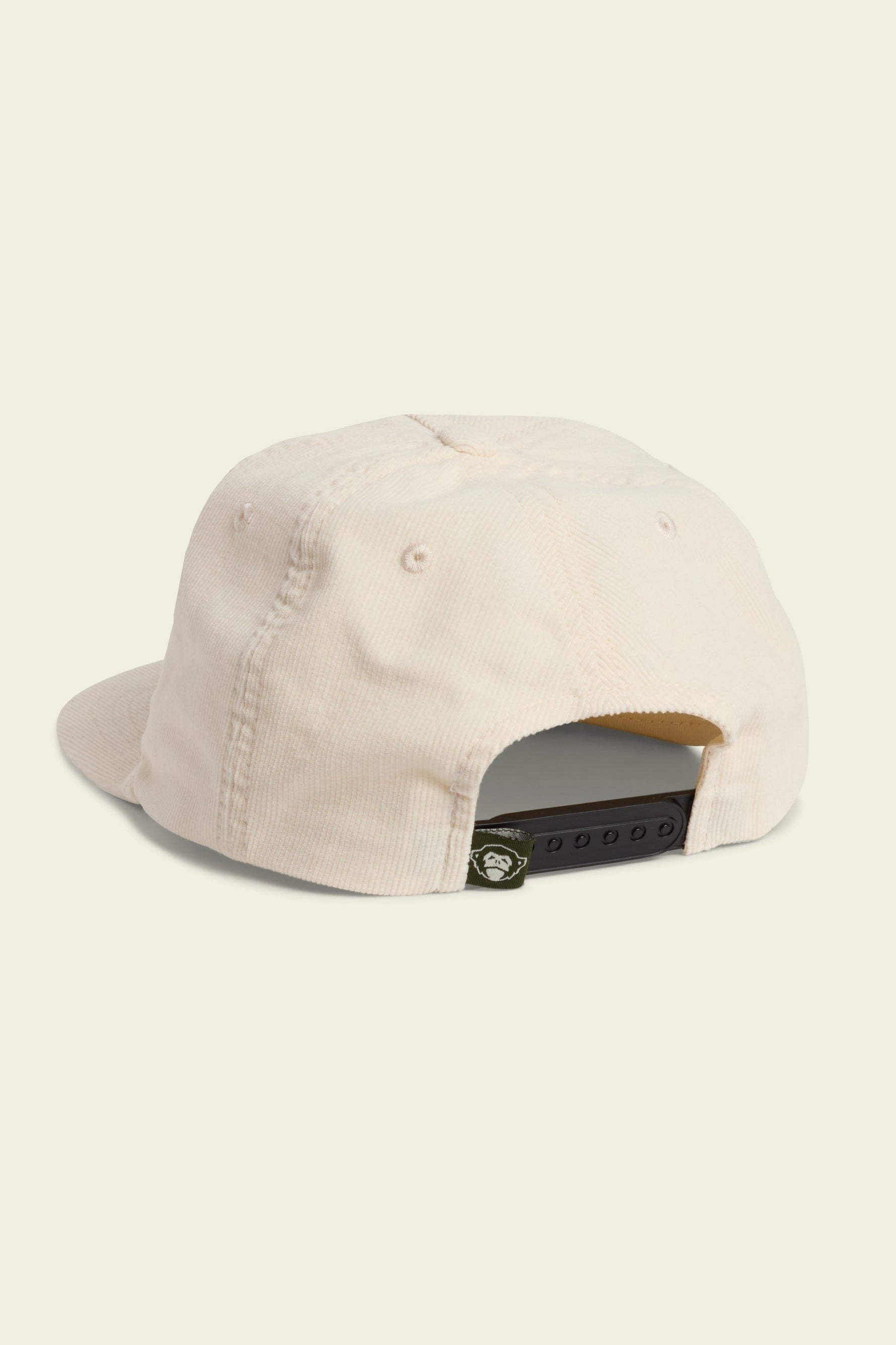 Howler Bros El Monito Surfs snapback in Off White Corduroy, back