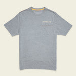 Howler Bros Posse's Return Pocket T-Shirt in Grey Heather, front