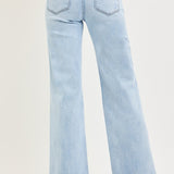 Monica Mid Rise Ankle Straight Jeans
