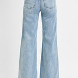 Sierra High-Rise Dart Waist Wide-Leg Jeans
