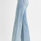 Sierra High-Rise Dart Waist Wide-Leg Jeans