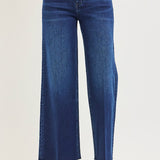 Hattie High Rise Ankle Wide Jeans