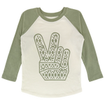 PEACE OUT KIDS LONGSLEEVE TEE - MTT Collective