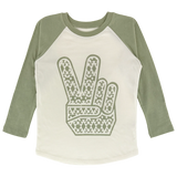 PEACE OUT KIDS LONGSLEEVE TEE - MTT Collective
