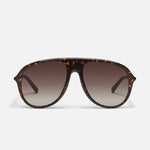 QUAY Chart Topper Dark Tort/Brown front