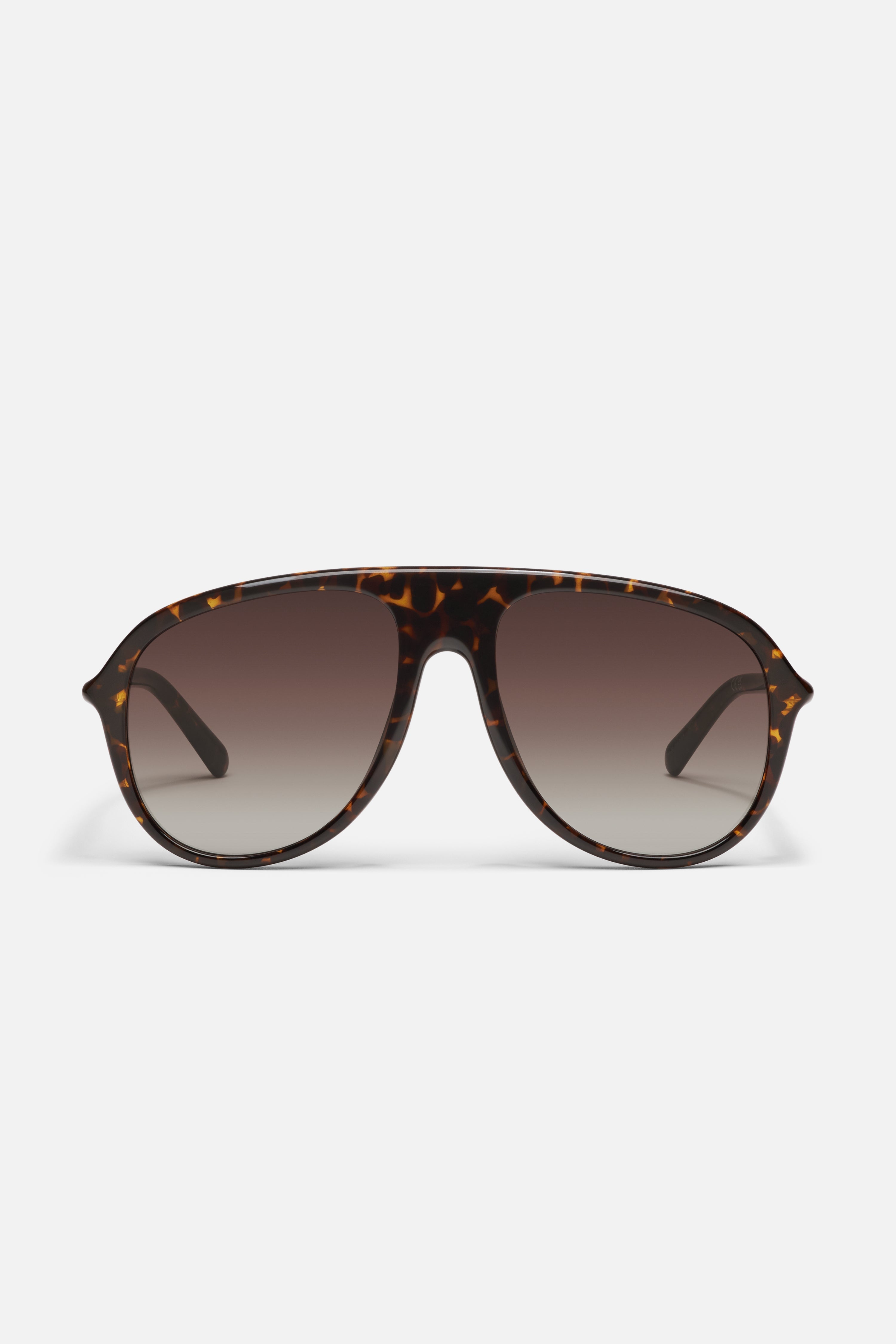 QUAY Chart Topper Dark Tort/Brown front
