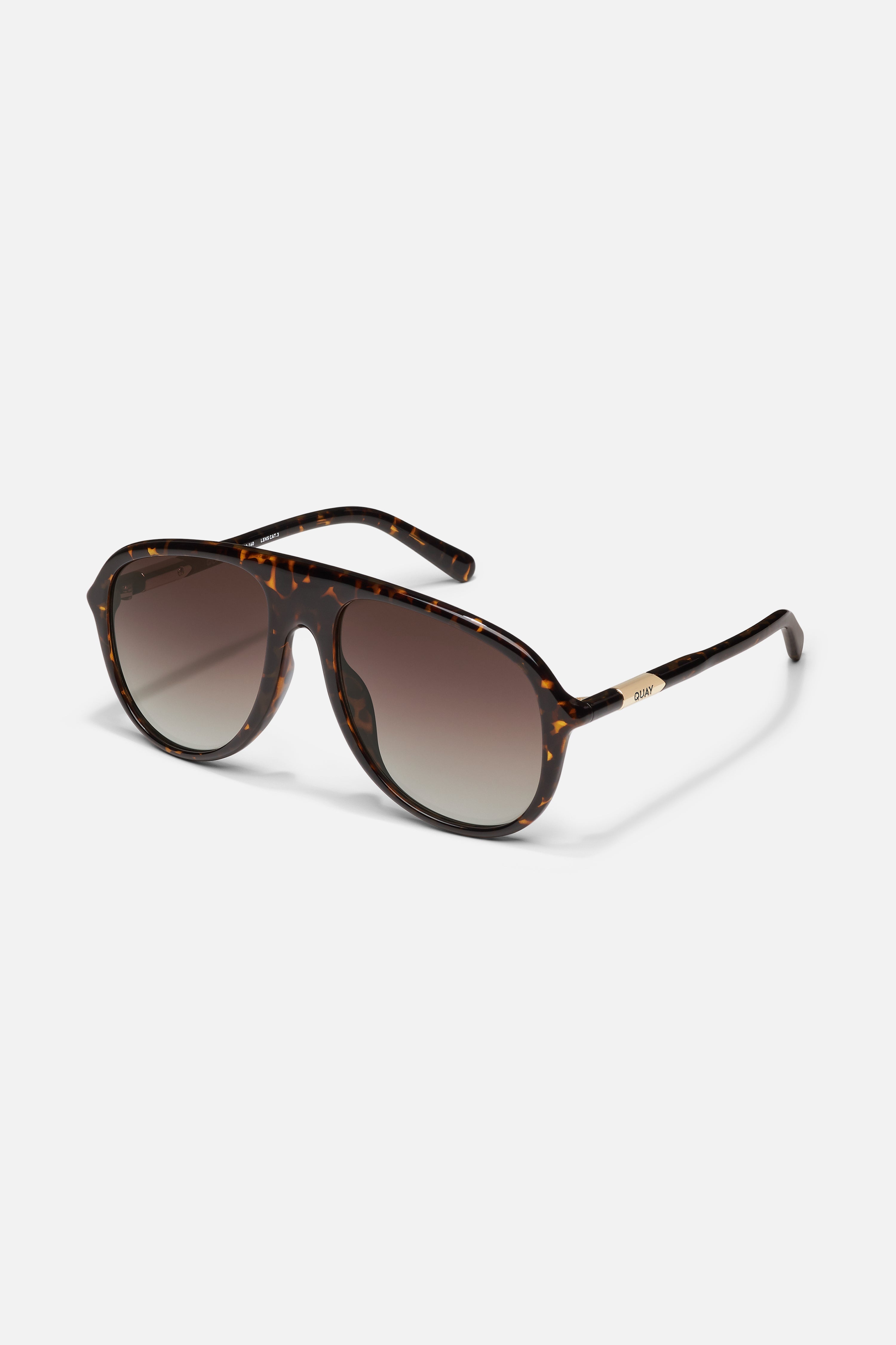 QUAY Chart Topper Dark Tort/Brown side