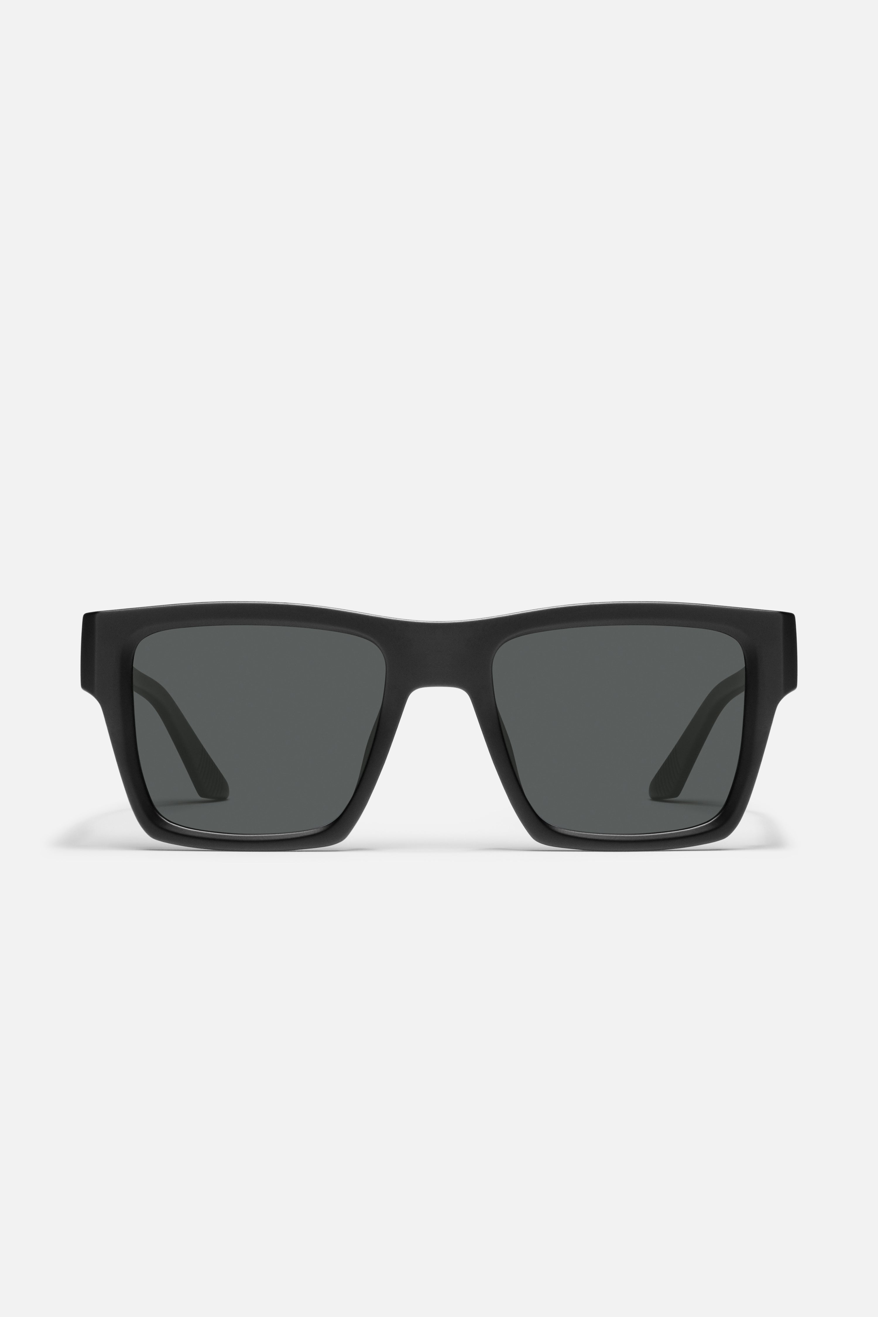 QUAY Fast Lane Matte Black/Smoke Polarized front