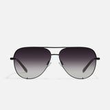 QUAY High Key Extra Large Black/Fade Polarized front