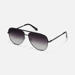 QUAY High Key Extra Large Black/Fade Polarized side
