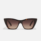 QUAY Set In Stone Dark Tort/Dark Fawn front