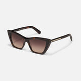 QUAY Set In Stone Dark Tort/Dark Fawn side