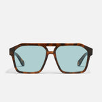 QUAY Soundcheck Amber Tort/Aqua front