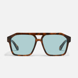 QUAY Soundcheck Amber Tort/Aqua front