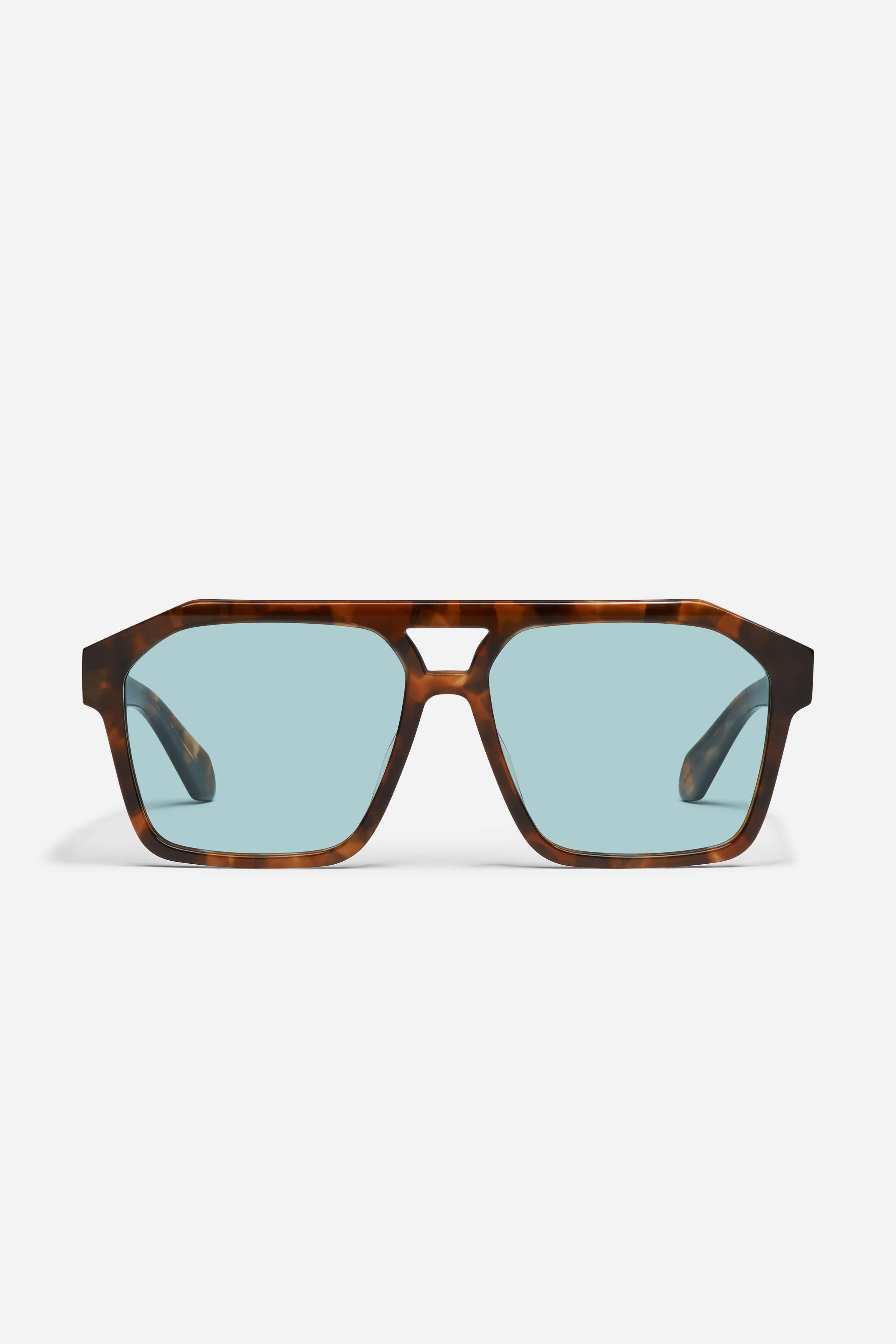 QUAY Soundcheck Amber Tort/Aqua front