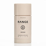 Skincare product labeled 'Range Renew' on a white background