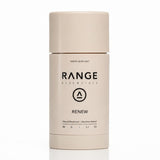 Skincare product labeled 'Range Renew' on a white background