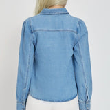 Tia Shirring Sleeve Shirt