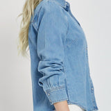 Tia Shirring Sleeve Shirt