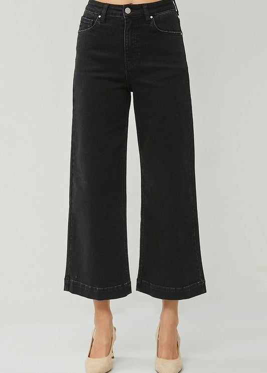 Risen Jeans - Womens - Bottoms - Pants - Arlington High-Rise Wide Leg Jeans - MTT Collective