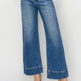 Briella High Rise Crop-Wide Jeans