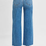 Erika High Rise Crop Wide Leg Jeans