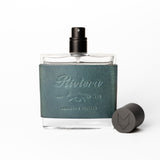Guy Fox Riviera cologne bottle with cap off on white background