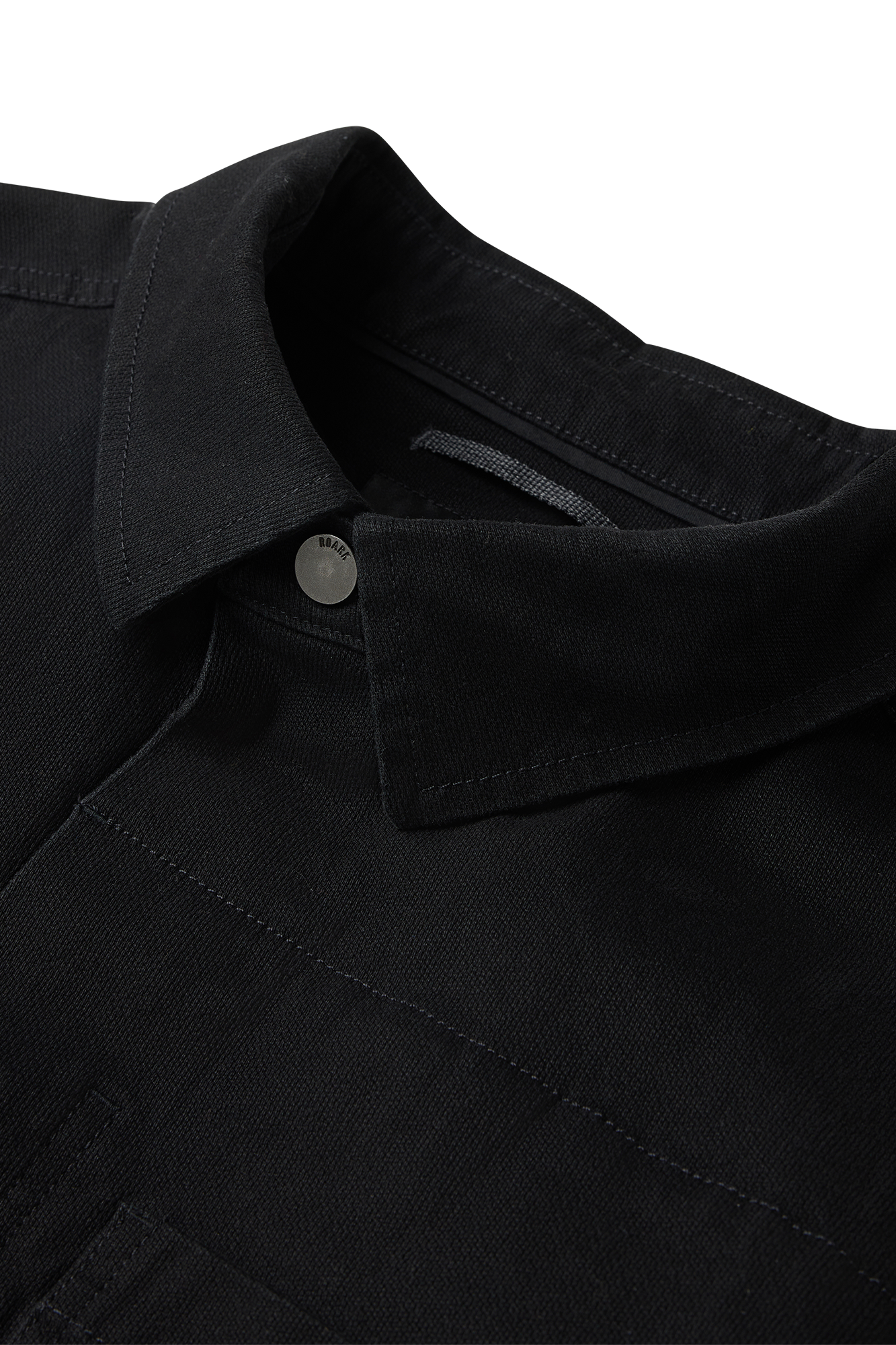 Roark Hebrides 2.0 Unlined Jacket in Black - detail