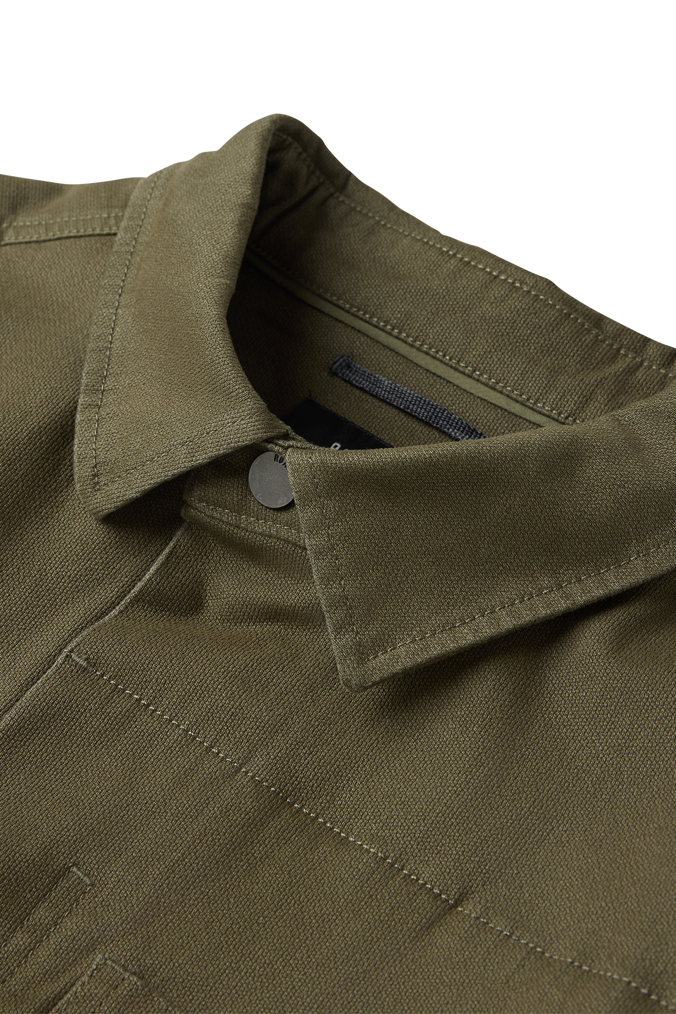 Roark Hebrides 2.0 Unlined Jacket in Military - detail