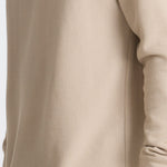 Roark Well Worn Thermal Long Sleeve Tee in Fossil waffle knit detail