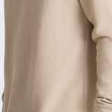 Roark Well Worn Thermal Long Sleeve Tee in Fossil waffle knit detail