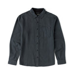 Roark Crossroads Organic Cotton Flannel in Dark Charcoal - front