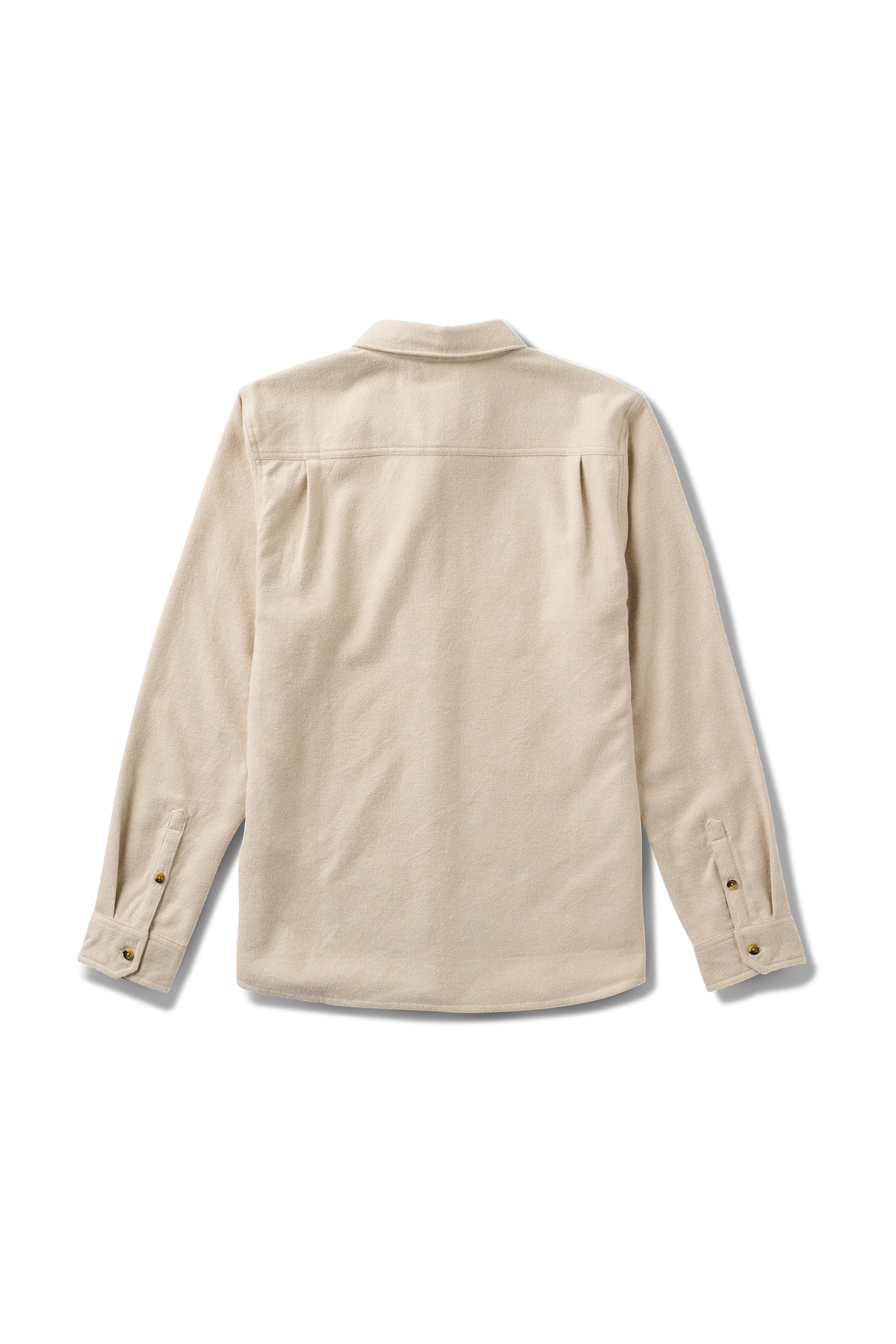 Roark Crossroads Organic Cotton Flannel in Fossil - back