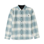 Roark Crossroads Organic Cotton Flannel in Hazy Blue - front