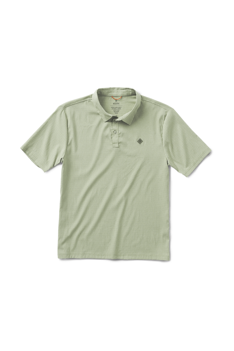 Roark Bless Up Polo Button Up Shirt - Dusty Green