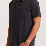 Made To Fade Short Sleeve Button Up Shirt
