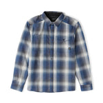 Roark Diablo Long Sleeve Flannel in Slate - front