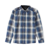 Roark Diablo Long Sleeve Flannel in Slate - front