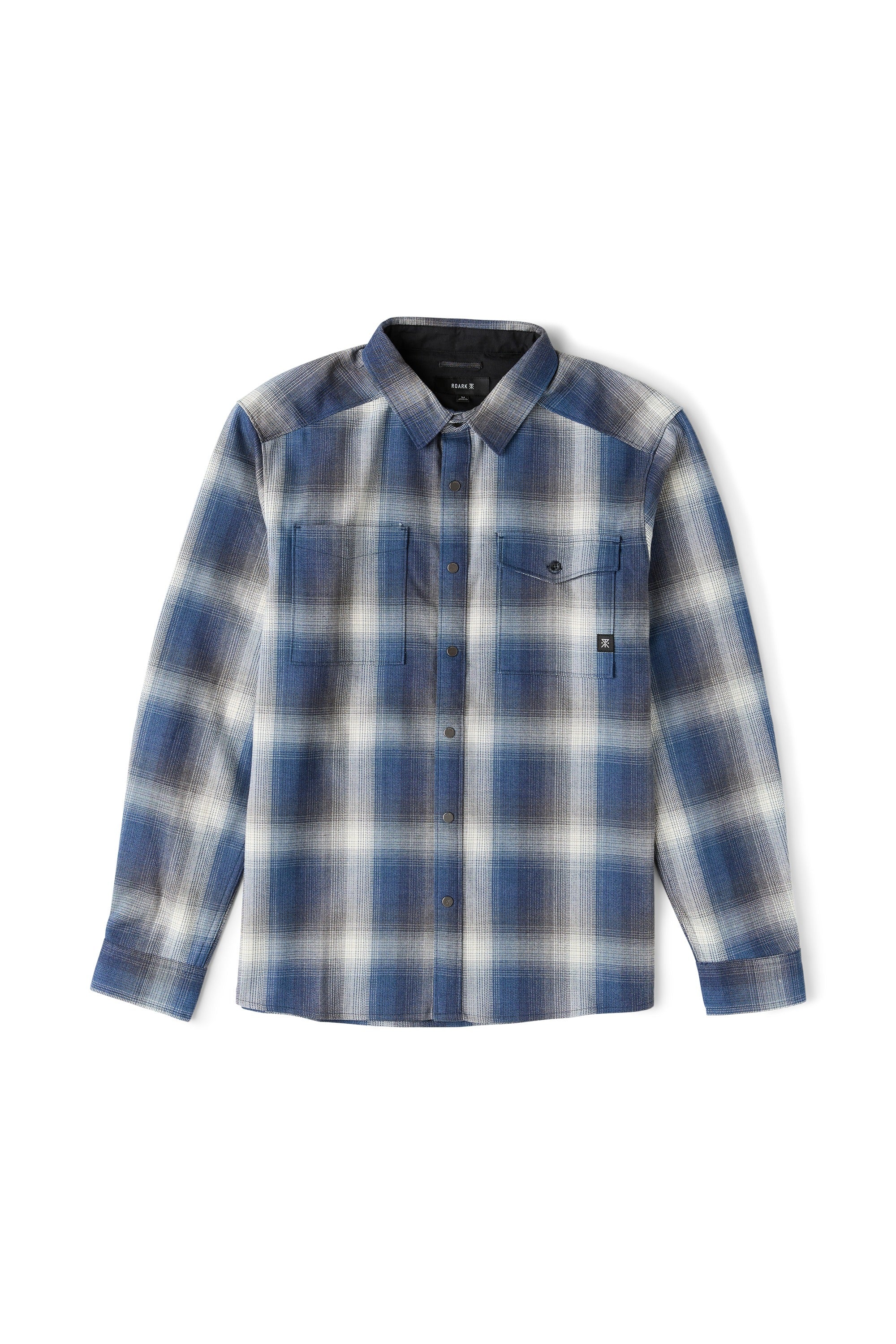 Roark Diablo Long Sleeve Flannel in Slate - front