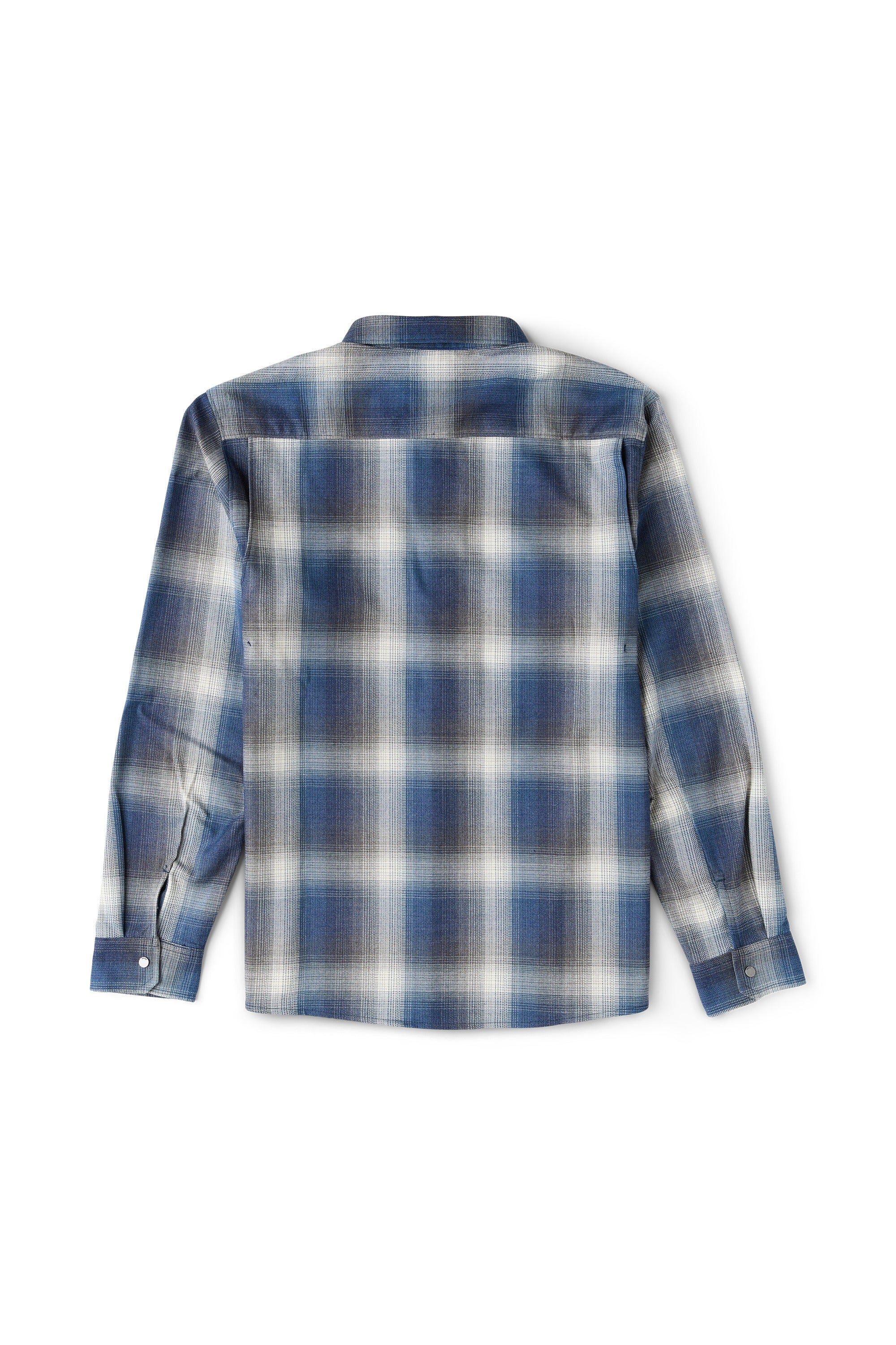 Roark Diablo Long Sleeve Flannel in Slate - back