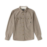 Roark Nordsman 2.0 Long Sleeve Flannel in Dusty Green - front