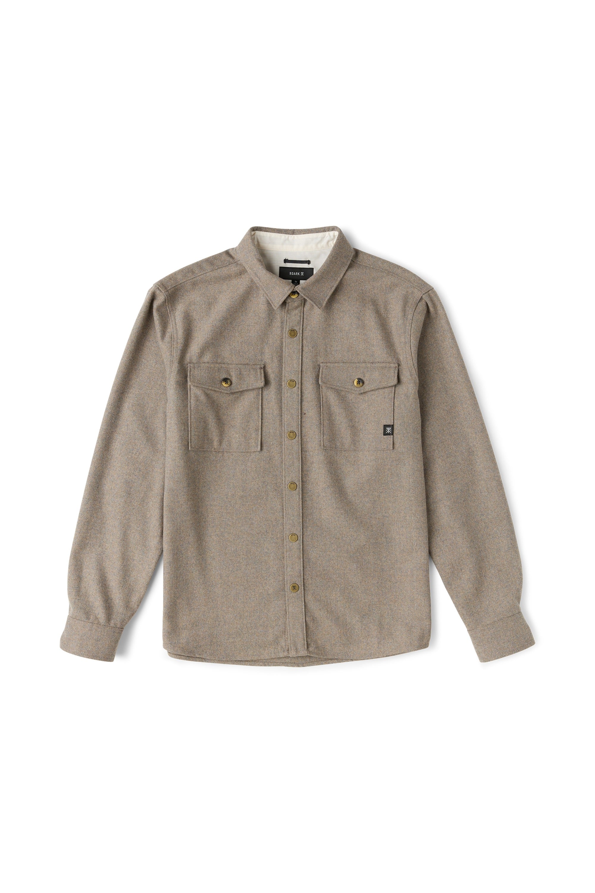 Roark Nordsman 2.0 Long Sleeve Flannel in Dusty Green - front