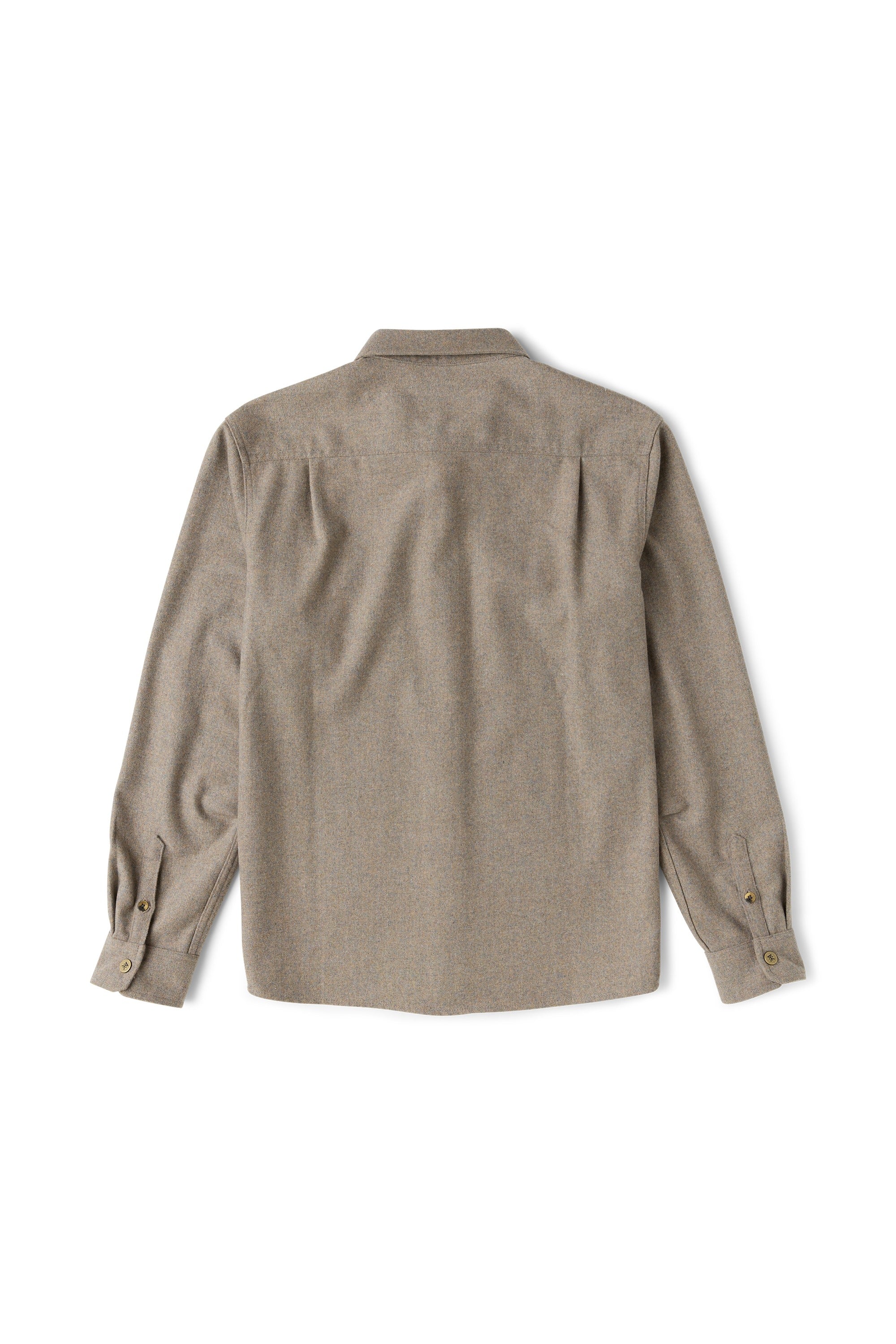 Roark Nordsman 2.0 Long Sleeve Flannel in Dusty Green - back