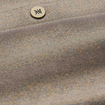 Roark Nordsman 2.0 Long Sleeve Flannel in Dusty Green - fabric and snap detail