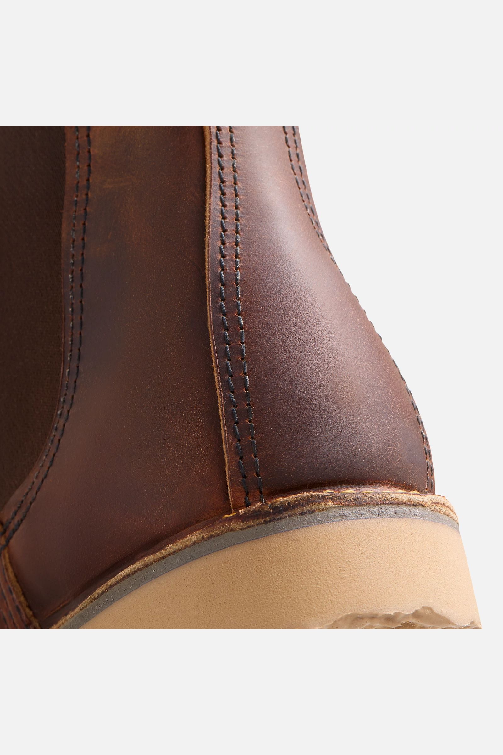 Red Wing Weekender Chelsea 03128 heel and welt detail